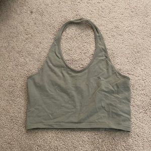 green halter tank